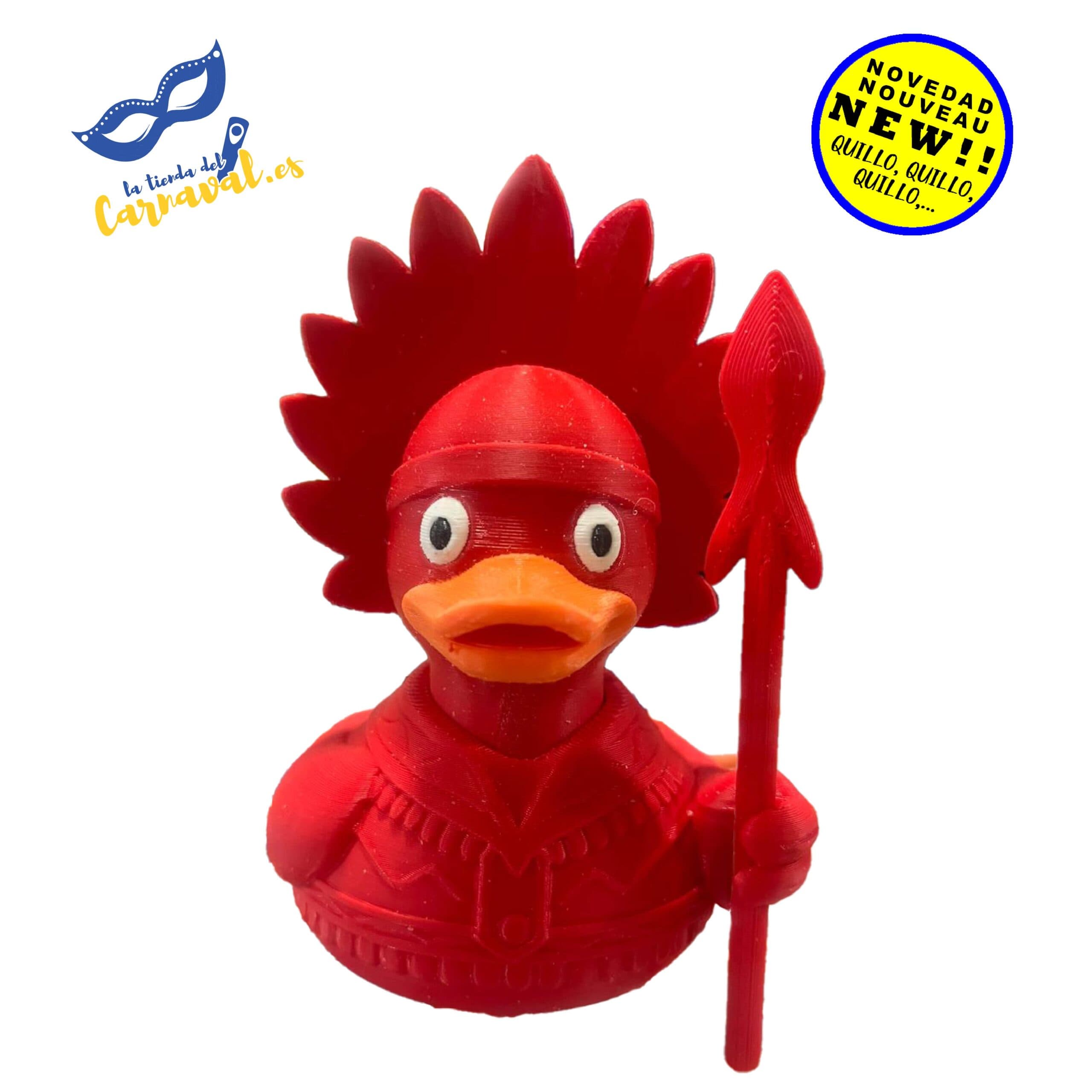 Pato Carnavalero 3D (mod. 30) – Color y alegría en cada rincón - Imagen 1