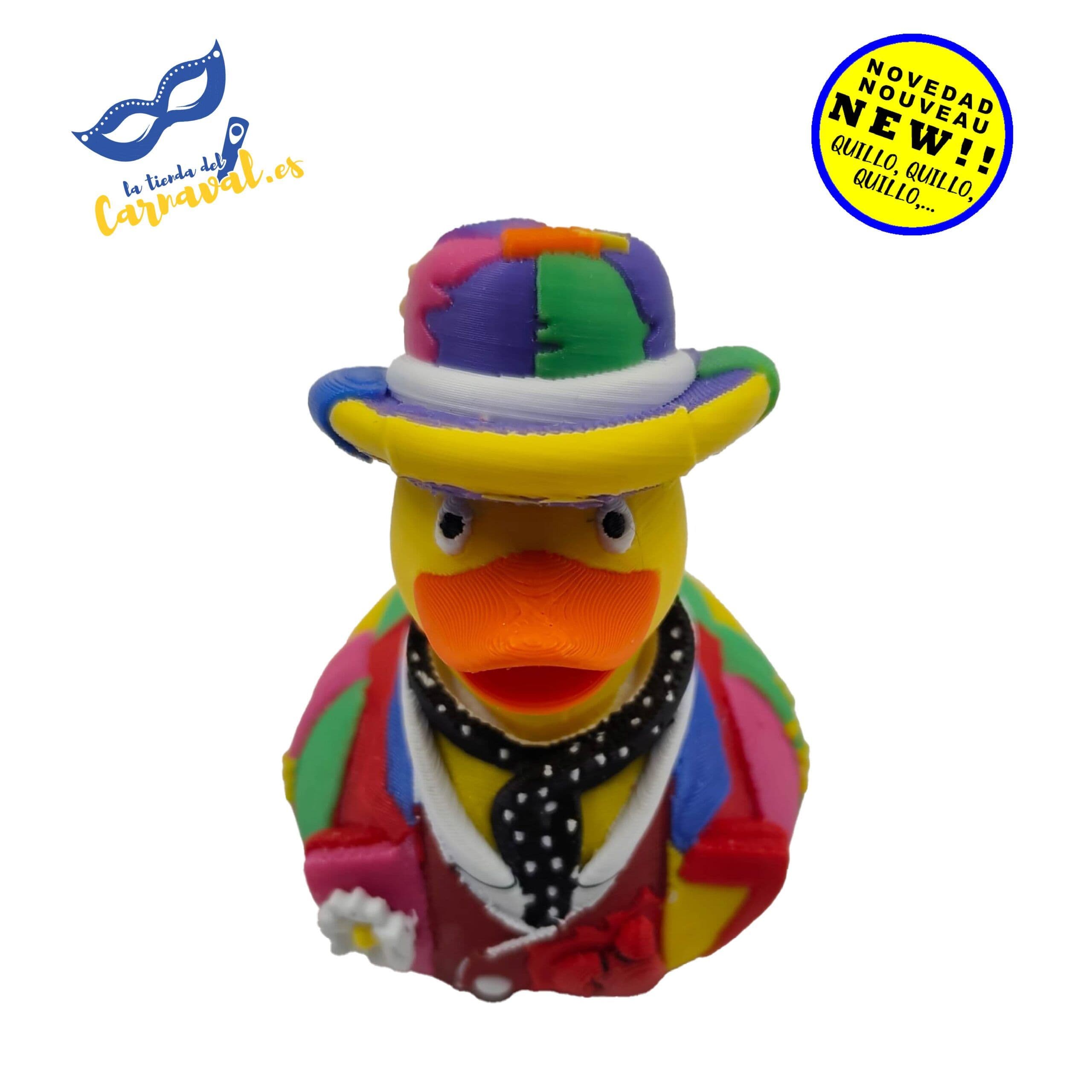 Pato Carnavalero 3D (mod. 27) – Espíritu Carnavalesco - Imagen 1