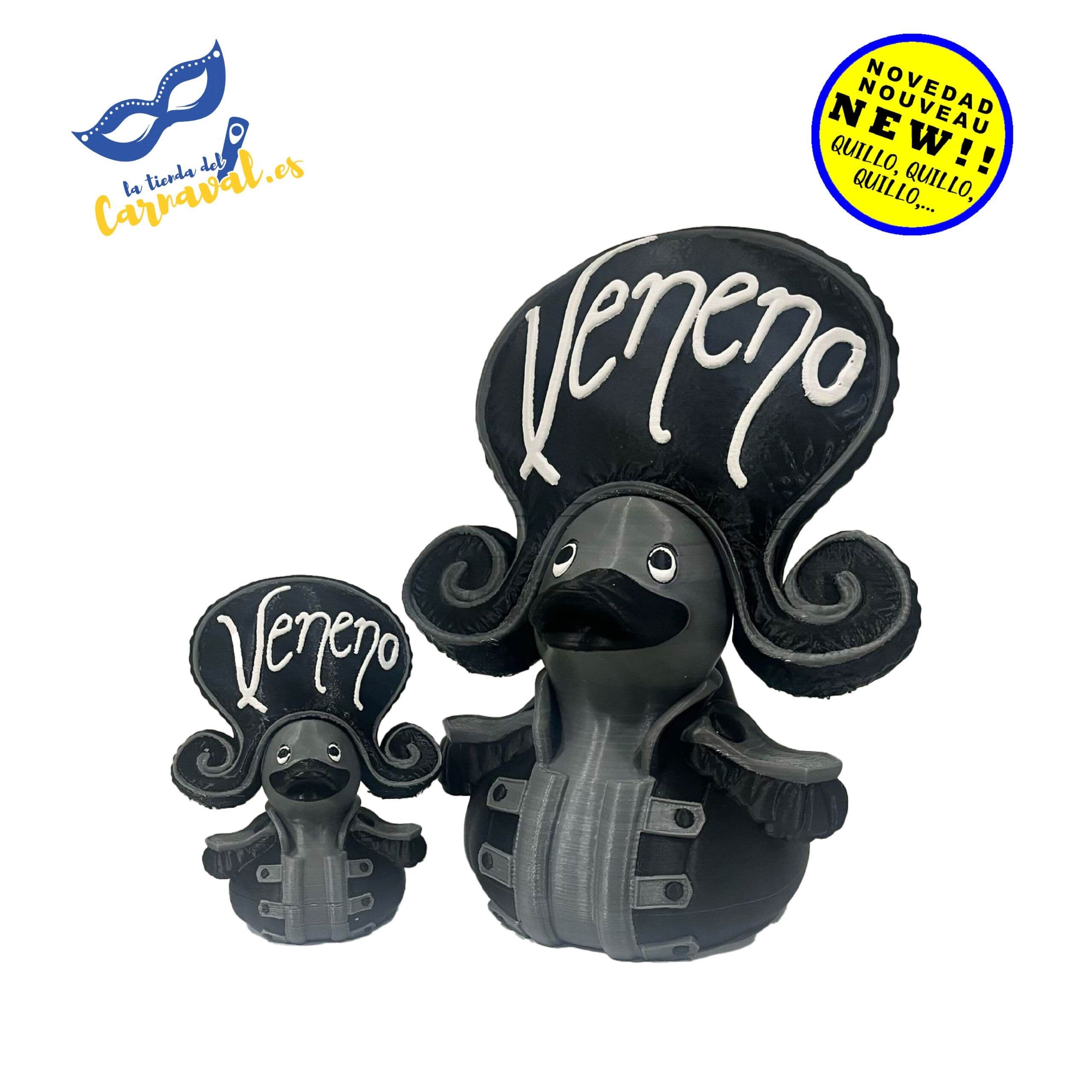 Pato Carnavalero en 3D XL (mod. 24) – ¡Celebración en grande! - Imagen 1