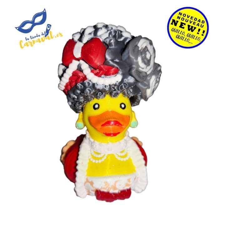Pato Carnavalero 3D (mod. 21) – Diversión y estilo artesanal. - Imagen 1