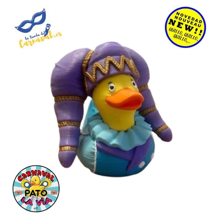 Pato Carnavalero en 3D (mod. 16) – Festival de Color - Imagen 1