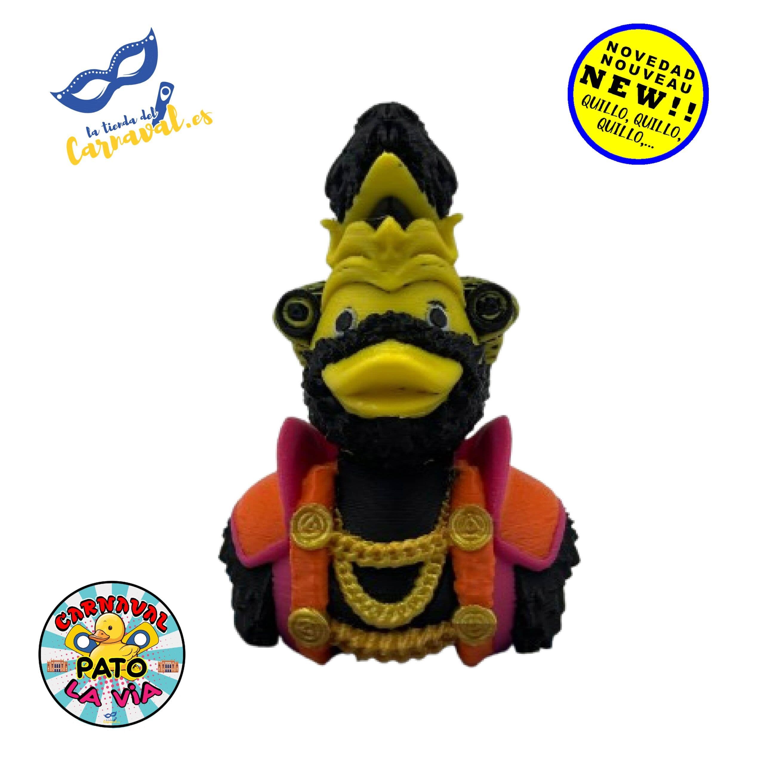 Pato Carnavalero en 3D (mod. 6) – Figuras de Celebración - Imagen 1