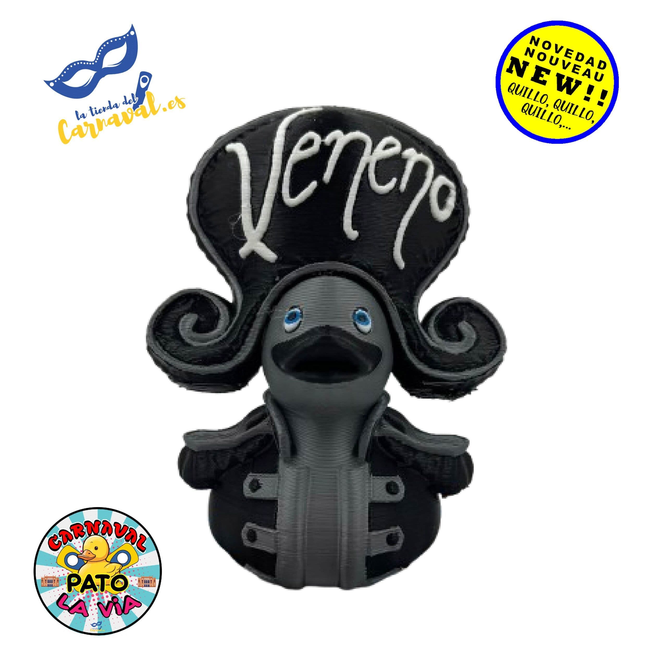 Pato Carnavalero en 3D (mod. 8) – Diseño Alegre y Moderno - Imagen 1