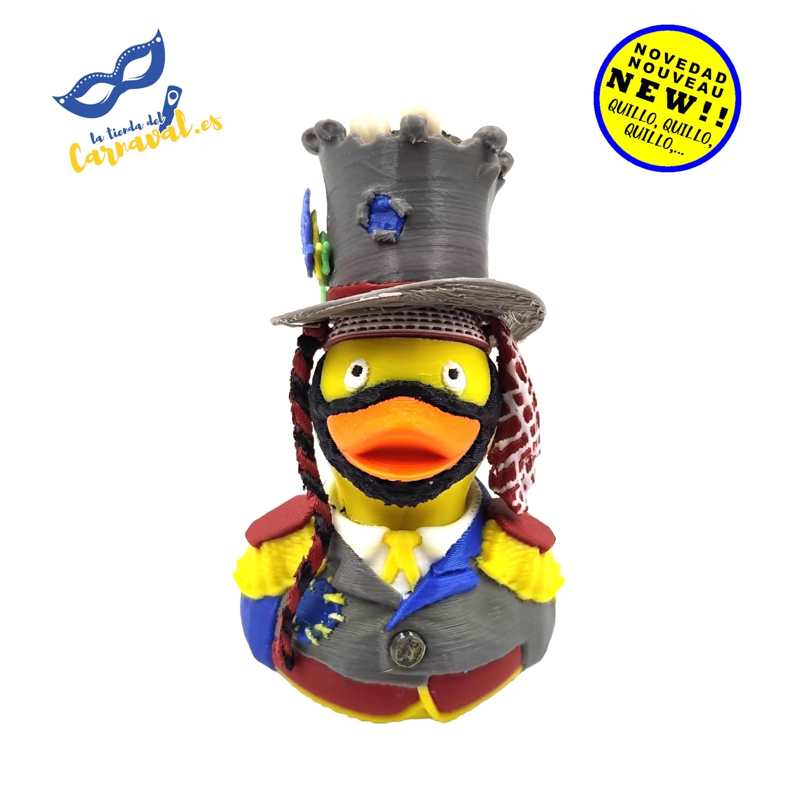 Pato Carnavalero en 3D (mod. 41) – ¡Único y Colorido! - Imagen 1
