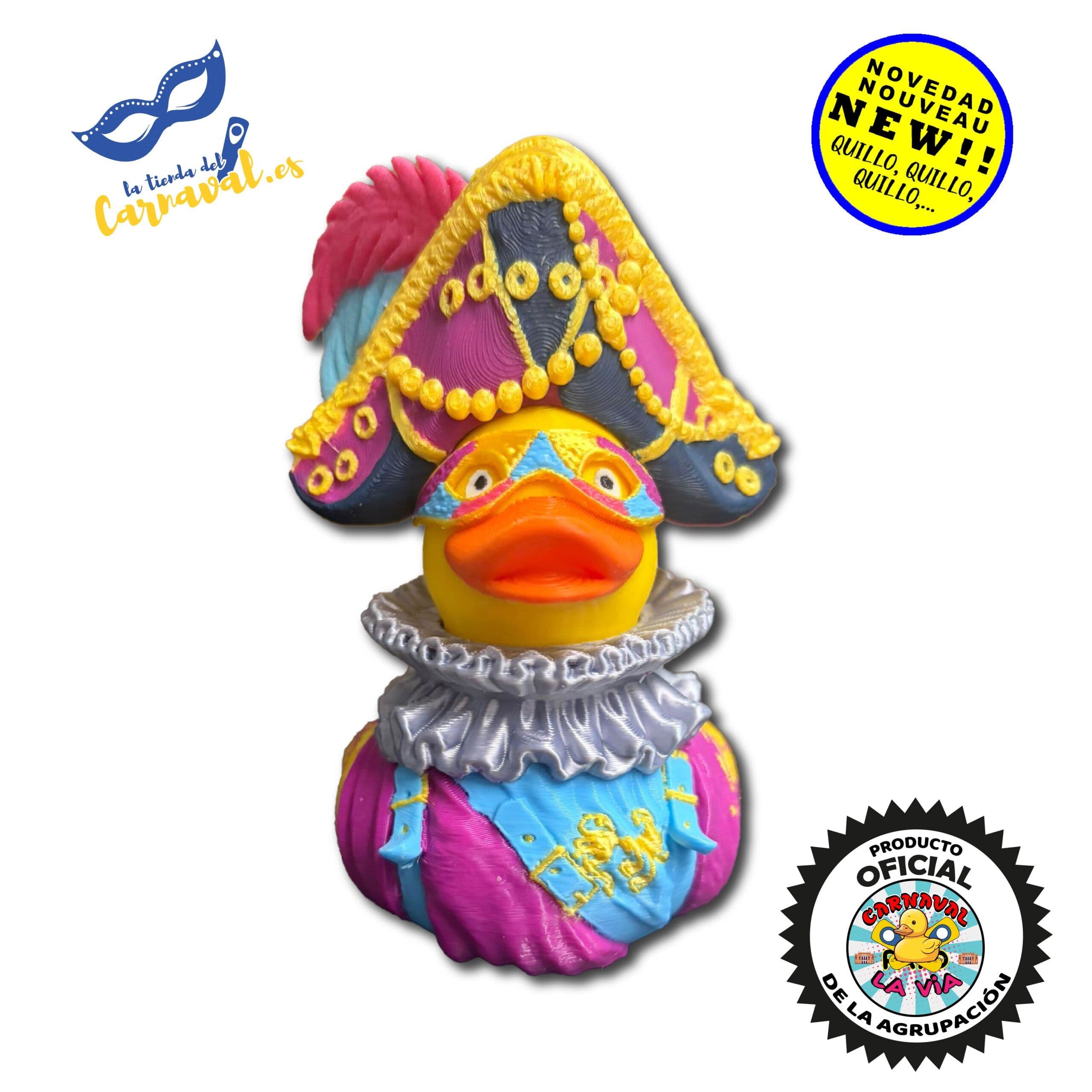 Pato Carnavalero en 3D (mod. 42) – ¡Luz y color en tu hogar! - Imagen 1
