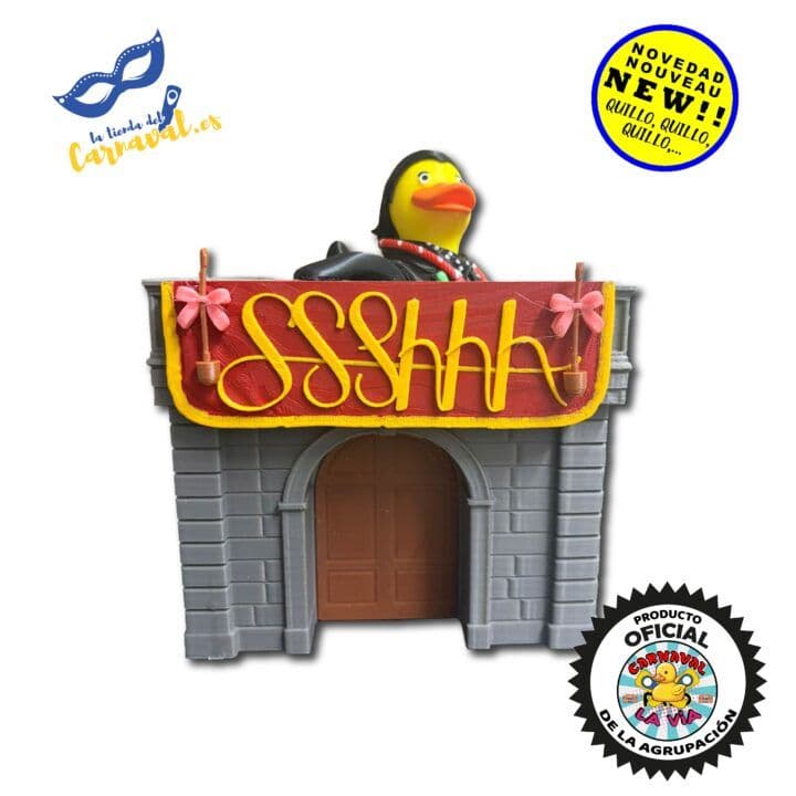 Pato Carnavalero en 3D (mod. 43) – ¡Artesanía y diversión! - Imagen 1