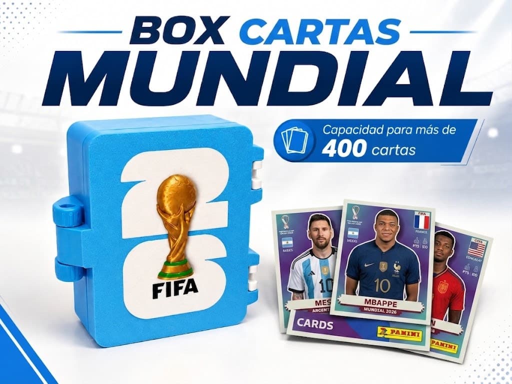 Caja para Cartas del Mundial 2026